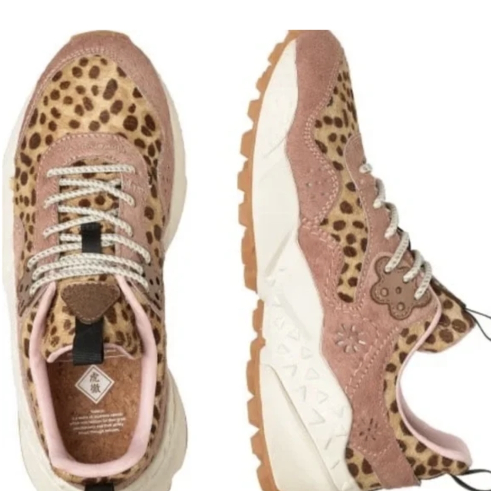 Flower Mountain Kotetsu Pony Skin Sneakers
